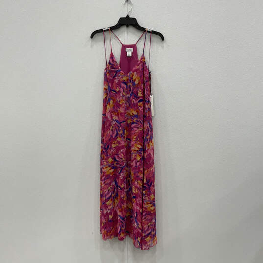 NWT Womens Multicolor Sleeveless V-Neck Pullover Maxi Dress Size Small image number 2