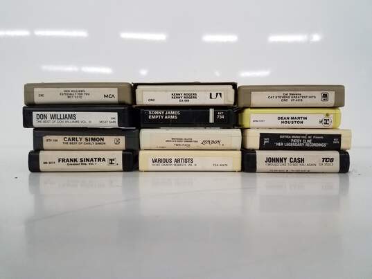 #4 12 VTG Mixed Lot of 8-Track Tapes Untested P/R image number 2