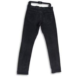 Michael Kors Mens Black Denim Dark Wash Slim Fit Skinny Leg Jeans Size 30/32 alternative image