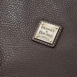 Dooney & Bourke Brown Pebbled Leather Shoulder Hobo Tote Bag alternative image