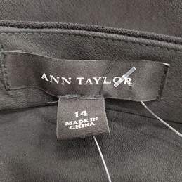 Ann Taylor Women Black Midi Skirt Sz 14 NWT