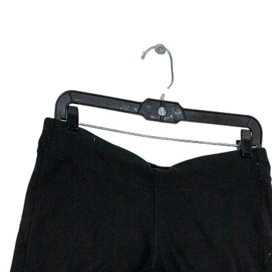 Womens Black Dri-Fit Elastic Waist Pull-On Cycling Shorts Size Large image number 3