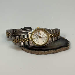 Designer Seiko 7N83-0041 Two-Tone Stainless Steel Round Analog Wristwatch