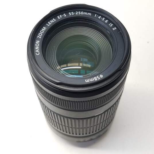 Buy the Canon EF-S 55-250mm 4-5.6 IS II Camera Lens | GoodwillFinds