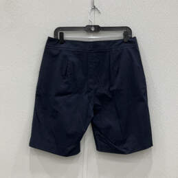 NWT Womens Celia Blue Flat Front Slash Pocket Casual Bermuda Shorts Size 10 alternative image