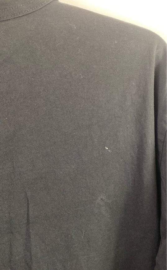 Versace Jeans Men Black Logo T Shirt XXL image number 5