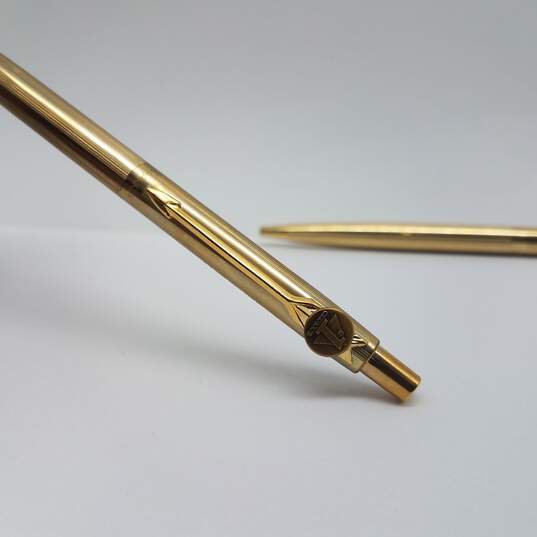 Parker Gold Filled Mechanical Pen Needs Refill Bundle 2pcs 32.4g image number 8