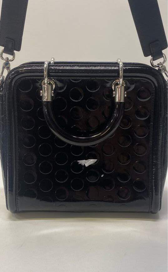 Marc by Marc Jacobs Patent Leather Satchel Black image number 2