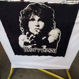 VTG. The Doors Jim Morrison Tapestry Wall Décor Poster Approx. 44x39 In.