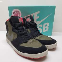 Nike SB Paul Rodriguez 7 High Olive/Black/Laser Crimson 616355-036 Size 11.5