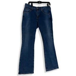 Womens Blue 515 Denim Medium Wash Pockets Stretch Bootcut Leg Jeans Sz 10 M