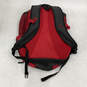 Mens Black Red Inner Pocket Adjustable Shoulder Strap Bookbag Backpack image number 2