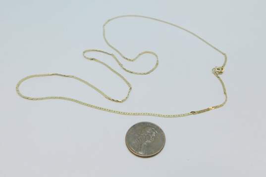 14K Yellow Gold C Link Chain Necklace 4.0g image number 3
