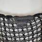 Armani Exchange Women Black Fishnet Mini Dress Sz SP image number 2