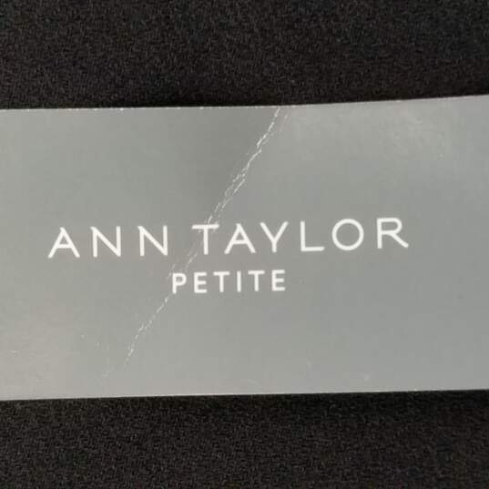 Ann Taylor Women Black Long Sleeve Midi Dress 0P NWT image number 5