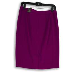 NWT The Limited Womens Purple High Waist Straight & Pencil Skirt Size 8 alternative image