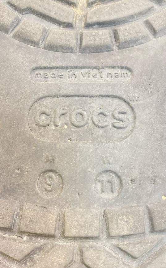 Crocs Black Slip-On Casual Shoe Unisex Adults 11 image number 7