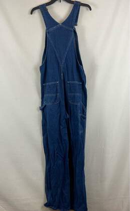 Carhartt Men's Blue Denim Overalls - Size Medium alternative image