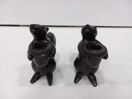 Pair of Metal Squirrel Candle Holders alternative image