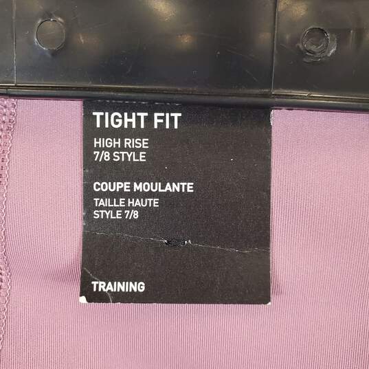 Adidas Women Purple High Rise Leggings S NWT image number 6