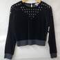 LEITH Black Blouse Top Shirt Women's M NWT image number 1