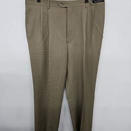 Jos A Bank Traditional Fit Tan Dress Pants