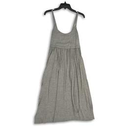 LOFT Womens Gray Heather Pleated Sleeveless Knee Length Tank Dress Size XS