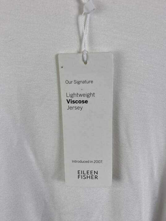 Eileen Fisher Women White Long Sleeve Blouse 3X image number 3
