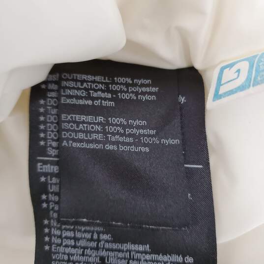 Burton's WM's Off White Confetti Polka Dot Puffer Vest Size L image number 4
