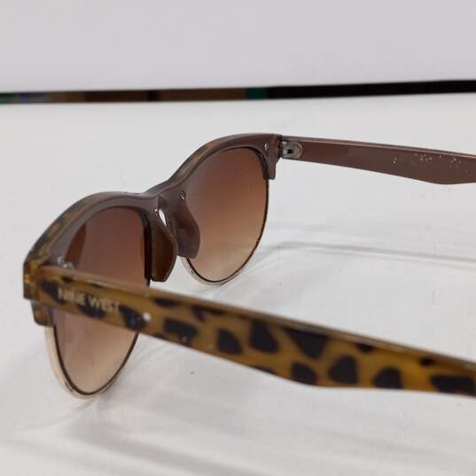 Leopard Print Sunglasses image number 4