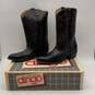 NIB Dingo Mens Black Leather Mid Calf Cowboy Western Boots Size 11 image number 2