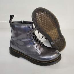 Dr Martens 1460 J Gray Combat Boots Women's Size 5
