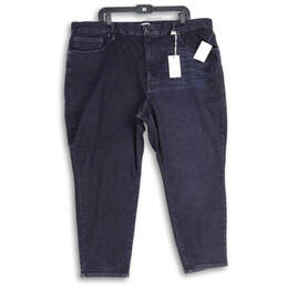 NWT Womens Blue Denim Medium Wash Good Petite Skinny Leg Jeans Size 28-32