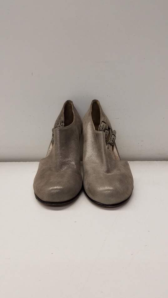 Anyi lu Silver Leather Pumps US 6 image number 6