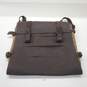 Jo Brown Boot Leather & Waxed Canvas Convertible Messenger Bag Backpack image number 1