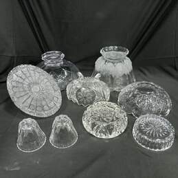 9pc Heavy Crystal Bowls/Dishes alternative image