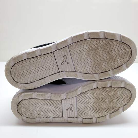 Puma Karmen Black White Gold Women Casual Platform Shoes Sneakers Size 9.5 image number 5
