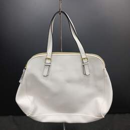 Kenneth Cole White Tote/Shoulder Style Handbag Purse alternative image