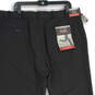 NWT Mens Black Flex Flat Front Slash Pocket Straight Leg Dress Pants Size 40X32 image number 4
