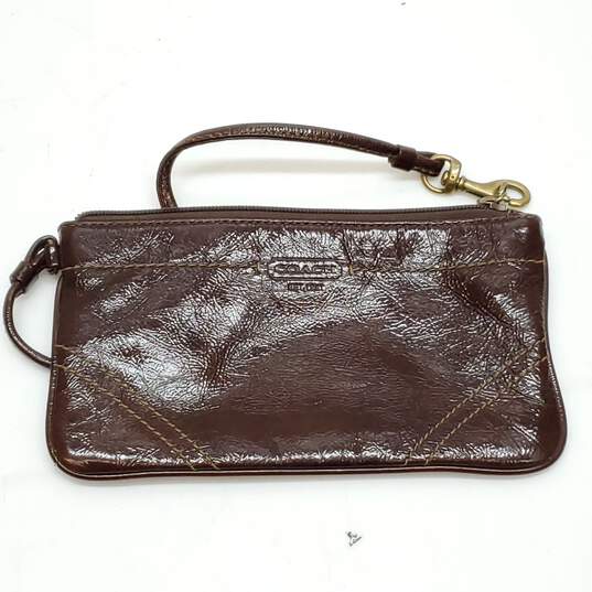 Coach Patent Leather Wristlet image number 1