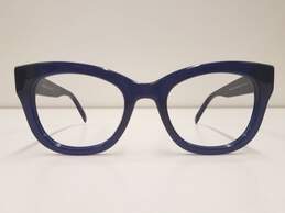 Warby Parker Gemma Blue Oversized Eyeglasses Rx alternative image