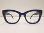 Warby Parker Gemma Blue Oversized Eyeglasses Rx image number 2