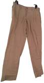 NWT Mens Khaki Pocket Flat Front Straight Leg Formal Dress Pants image number 1
