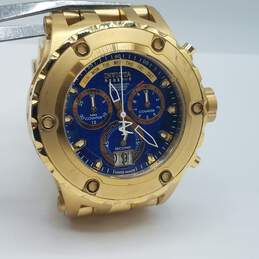Invicta Swiss 51mm Reserve Subaqua WR 50 ATM St. Steek Pro Diver Flame Fusion Crystal Chrono Day Date Watch 320g