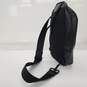 Coach Charles Pack Black Signature Leather with Graffiti Sling Bag image number 4