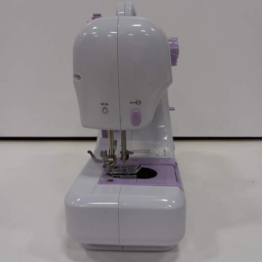 Portable Purple & White Sewing Machine image number 3