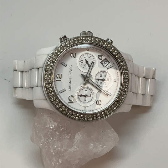 Designer Michael Kors Runway MK-5188 Round Dial Quartz Analog Wristwatch image number 1