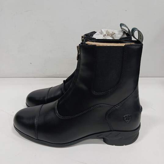 ARIAT Heritage 1V Zip Paddock Men's EE Wide Black Boots Size 11.5 IOB image number 3
