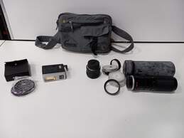 Bundle of Assorted Camera Accessories w/Camera Travel Case