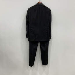 Mens Black Long Sleeve Blazer And Pants Two Piece Suit Set Size 41R R34 alternative image